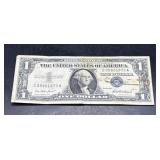 1957 Series One Dollar Bill Blue Seal