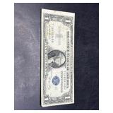 1957 Series One Dollar Bill Blue Seal