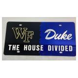 Wake Forest & Duke The House Divided License