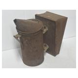 9" Bee Smoker w/ Leather Bellows