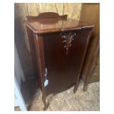 Mahogany Music/Manuscript Cabinet 38" x 15" x 20"