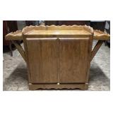 Wormy chestnut buffet hand made 43x16x30