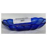 Anchor Hocking Cobalt Blue Banana Split/Relish