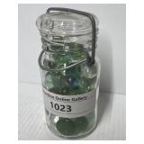 5" Jar Locking Lid & Marbles