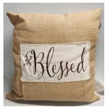 Burlap style Blessed Decor