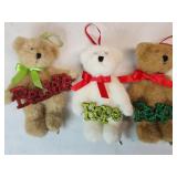 3 pc Boyds Bears Christmas Ornaments Bears