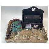 Wax Warmer, Glass Cups & Other