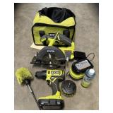 Ryobi Cordless Saw / Drill in Bag