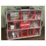 Large Craftsman Hardware Organizer and Contents