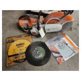 STIHL TS 410 STIHL Cutquik with Blades