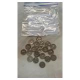 20 Silver Quarter Coins 1951-1959