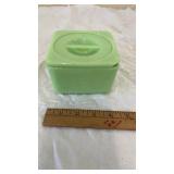 Jadeite Dish with Lid "AS -  IS"