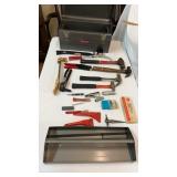 Clean Craftsman Metal Toolbox with Tools