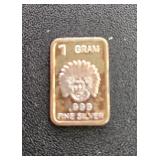 1 Gram Silver Bar