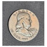 1957 Franklin Half Dollar