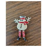 Snowman Winter Holiday Pin Brooch