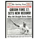 1968 Topps Bob Gibson St Louis Cardinals Card