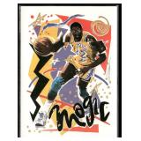 1990 NBA Hoops Magic Johnson Basketball Card