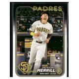 2024 Topps Update Jackson Merrill Rookie Card