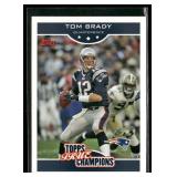 2006 Topps Tom Brady NFL Card