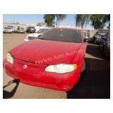 2005 Chevrolet Monte Carlo 2G1WW12E859117810 Red