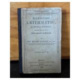 Vintage Book Elementary Arithmetic - 1860