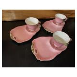 Royal Winton Pink Petunia Tea Cup & Snack Plate