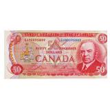 Bank of Canada 1975 $50 RCMP Formation