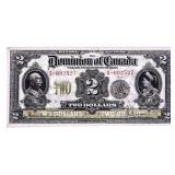 Dominion of Canada 1914 $2, Black Seal