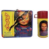 Chucky Tin Titans  Exclusive Lunch Box with Bevera