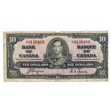 Bank of Canada 1937 Ten Dollars