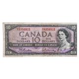 Bank of Canada 1954 Ten Dollars