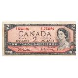 Bank of Canada 1954 Two Dollars