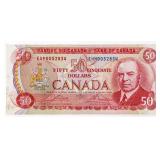 Bank of Canada 1975 $50 RCMP Formation