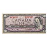 Bank of Canada 1954 Ten Dollars B|R