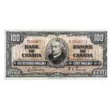 Bank of Canada 1937 One Hundred Dollars G|T