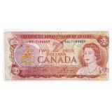 Bank of Canada 1974 Two Dollar