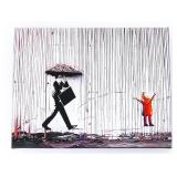 "BANSKY" Graffiti Artist -Fine Art Giclee Canvas