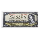 Bank of Canada 1954 $20 Devil