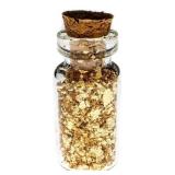 Assayers Glass Jar Filled With .9999 Fine 24kt Gol