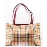 "BURBERRY" Nova Check Shadow Horse Embossed Canv