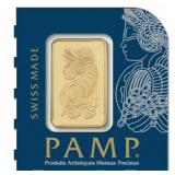 .9999 Fine Gold Fortuna Bar 0.0321 troy oz