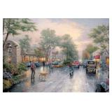 Thomas Kinkade (1958-2012) , CARMEL, SUNSET , Fine