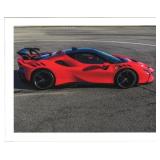 FERRARI Exotic Car Fine Art Giclee 11 x 14" (RED)