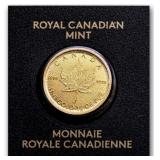 Royal Canadian Mint .9999 Fine Pure Gold Maple Lea