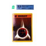 A - Pokemon TCG Fighting Energy Base Set 97/102 Re