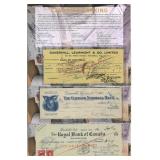 Canadian Banking - Collection of 3 Vintage Checks