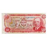 Bank of Canada 1975 Fifty Dollars RCMP Formation