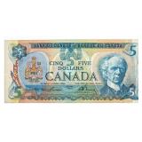 Bank of Canada 1972 Five Dollars