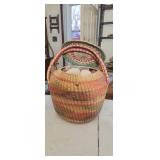 Wicker baskets full of yard